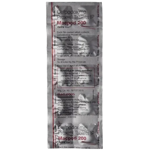 macpod 200mg tablet 10's